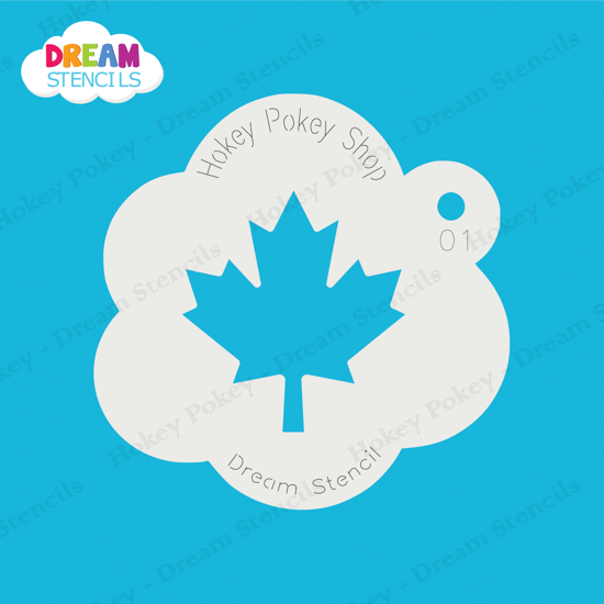 Picture of Canada Maple Leaf Mylar Stencil - 01