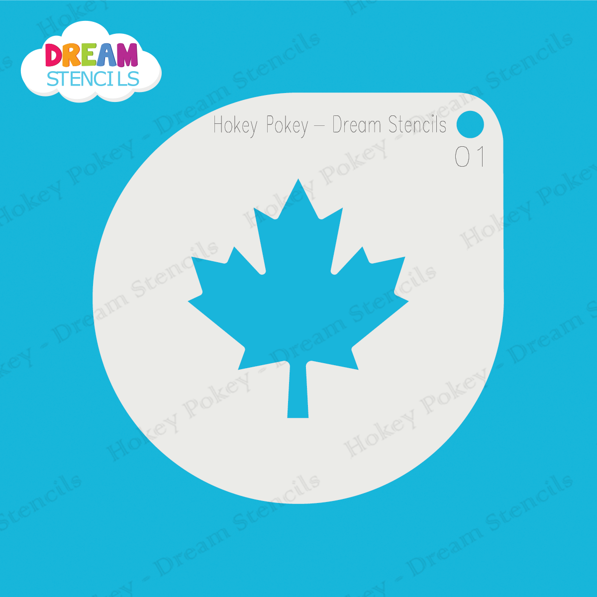 Picture of Canada Maple Leaf Mylar Stencil - 01