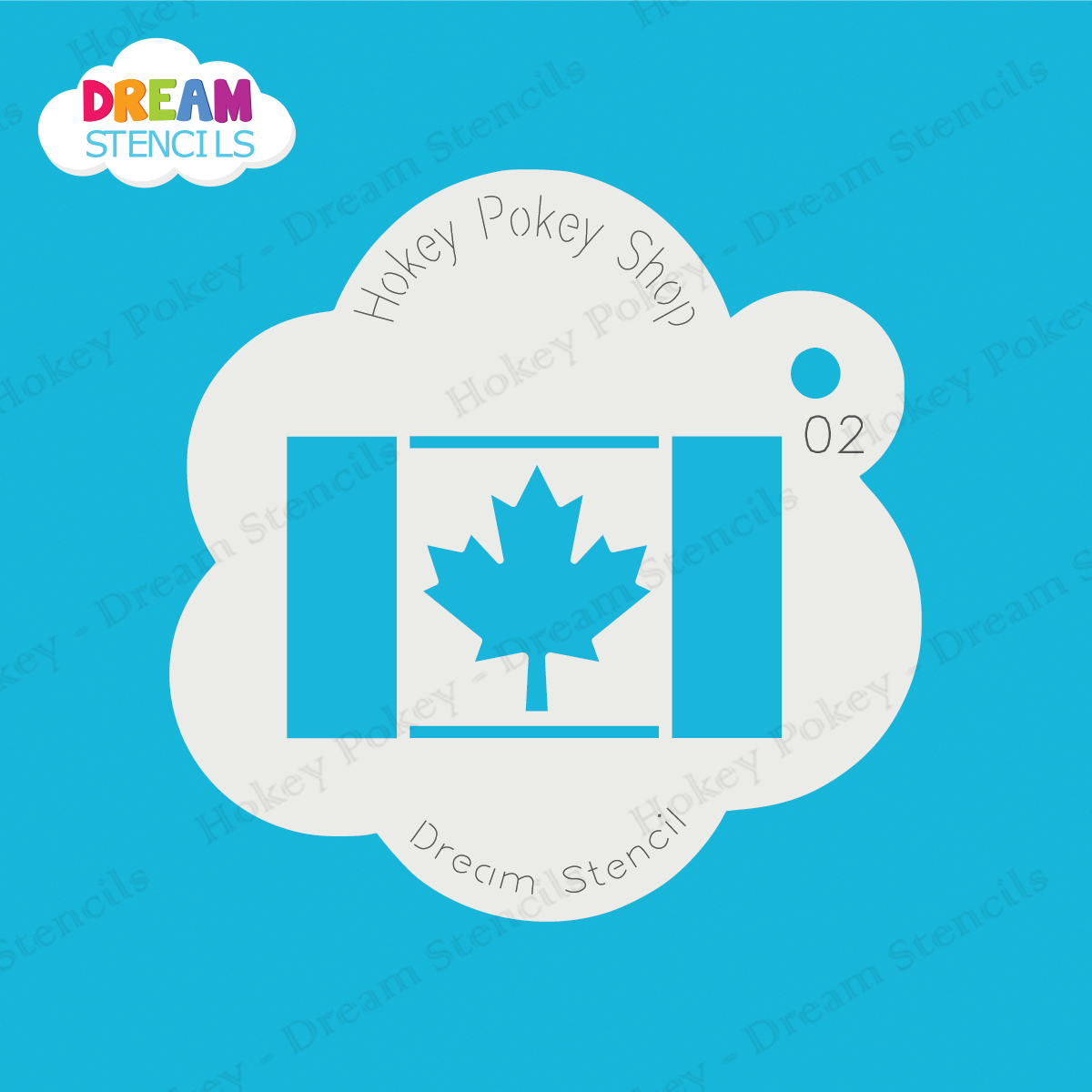 Picture of Canada Flag - Mylar Stencil - 02