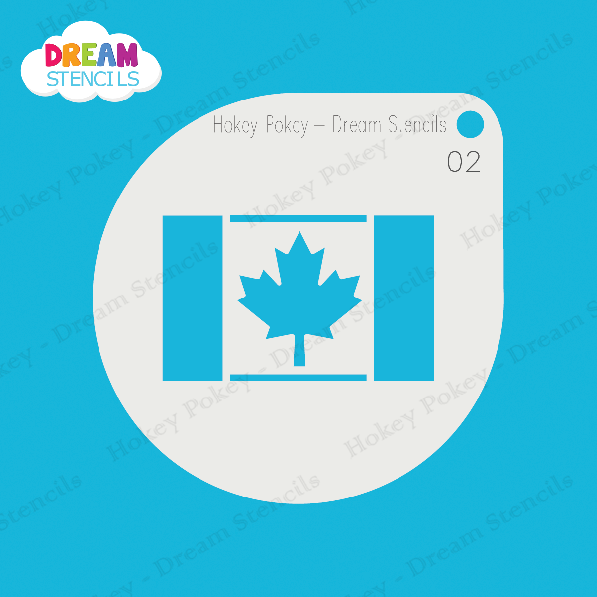 Picture of Canada Flag - Mylar Stencil - 02