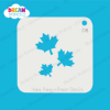 Picture of Cascading Maple Leaves - Mylar Stencil - 06