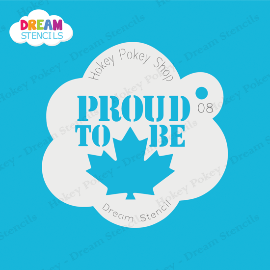 Picture of Proud To Be Canadian - Mylar Stencil - 08
