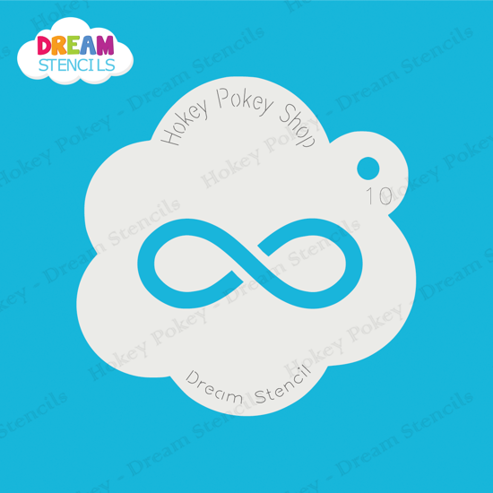 Picture of Infinity Symbol - Mylar Stencil - 10