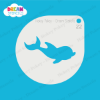 Picture of Baby Dolphin - Mylar Stencil - 22
