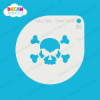 Picture of Scary Skull - Mylar Stencil - 30