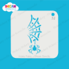 Picture of Spider & Web - Mylar Stencil - 32