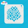 Picture of Reptile Scales - Mylar Stencil - 34