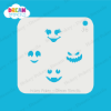 Picture of Ghost Faces - Mylar Stencil - 36