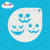 Picture of Pumpkin Faces - Mylar Stencil - 38
