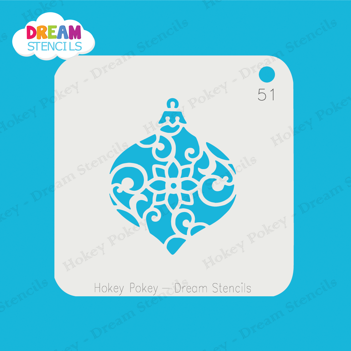 Picture of Floral Ornament - Mylar Stencil - 51