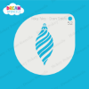 Picture of Striped Ornament - Mylar Stencil - 52