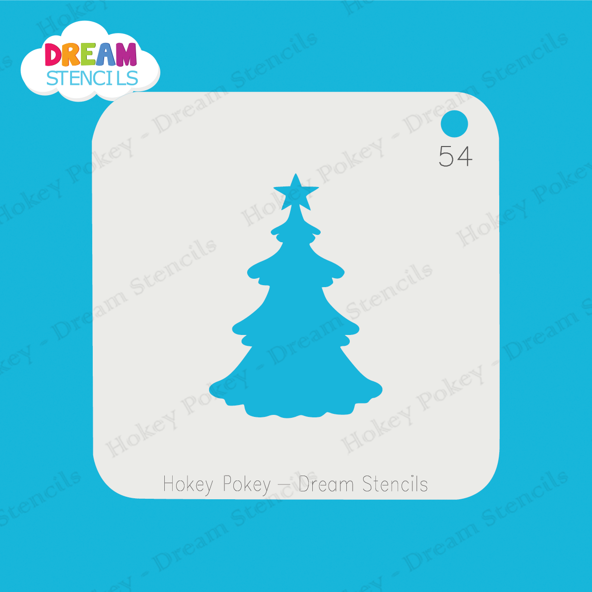 Picture of Christmas Tree - Mylar Stencil - 54