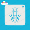 Picture of Hamsa Hand Evil Eye - Mylar Stencil - 77