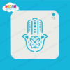 Picture of Hamsa Hand Flower - Mylar Stencil - 78