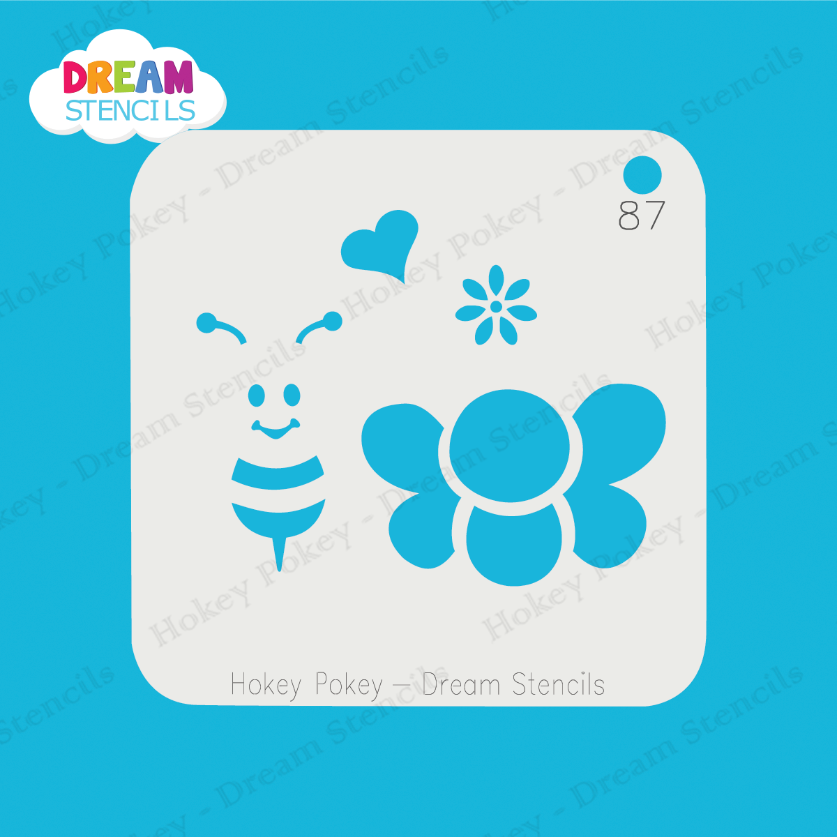 Picture of Bee - Mylar Stencil - 87