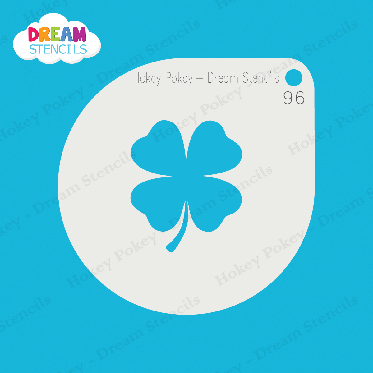 Picture of Four-Leaf Clover - Mylar Stencil - 96