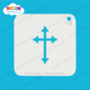 Picture of Cross - Mylar Stencil - 110