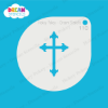 Picture of Cross - Mylar Stencil - 110