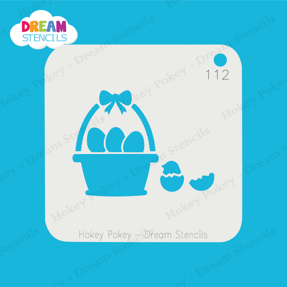 Picture of Easter Basket - Mylar Stencil - 112
