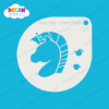 Picture of Fierce Unicorn - Mylar Stencil - 125