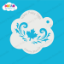 Picture of Maple Leaf With Swirls - Mylar Stencil - 128