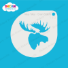 Picture of Moose Head - Mylar Stencil - 140