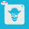 Picture of Pirate Skull - Mylar Stencil - 152