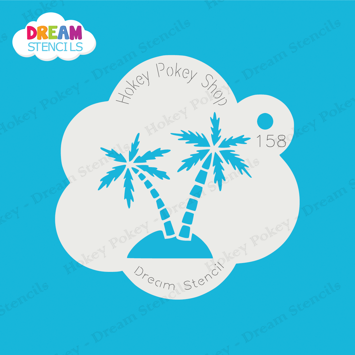 Picture of Palm Trees - Mylar Stencil - 158