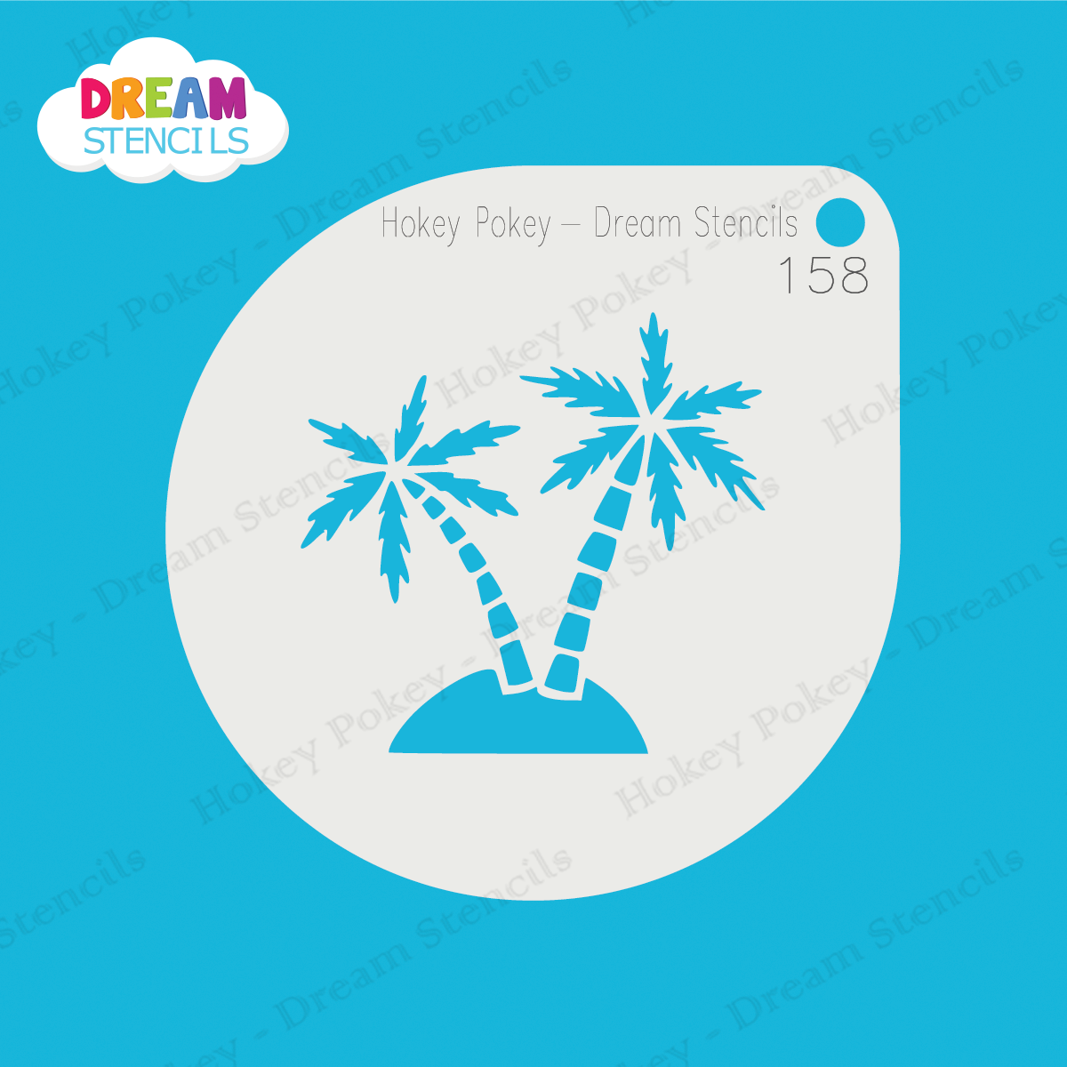 Picture of Palm Trees - Mylar Stencil - 158
