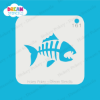 Picture of Fish Skeleton - Mylar Stencil - 161