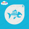 Picture of Fish Skeleton - Mylar Stencil - 161