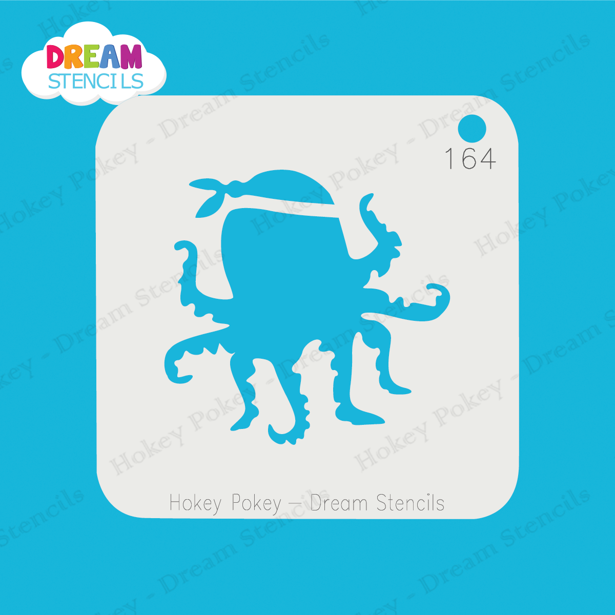 Picture of Pirate Octopus - Mylar Stencil - 164