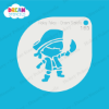 Picture of Pirate Boy - Mylar Stencil - 165