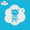 Picture of Pirate Girl - Mylar Stencil - 166