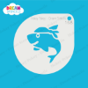Picture of Pirate Shark - Mylar Stencil - 168