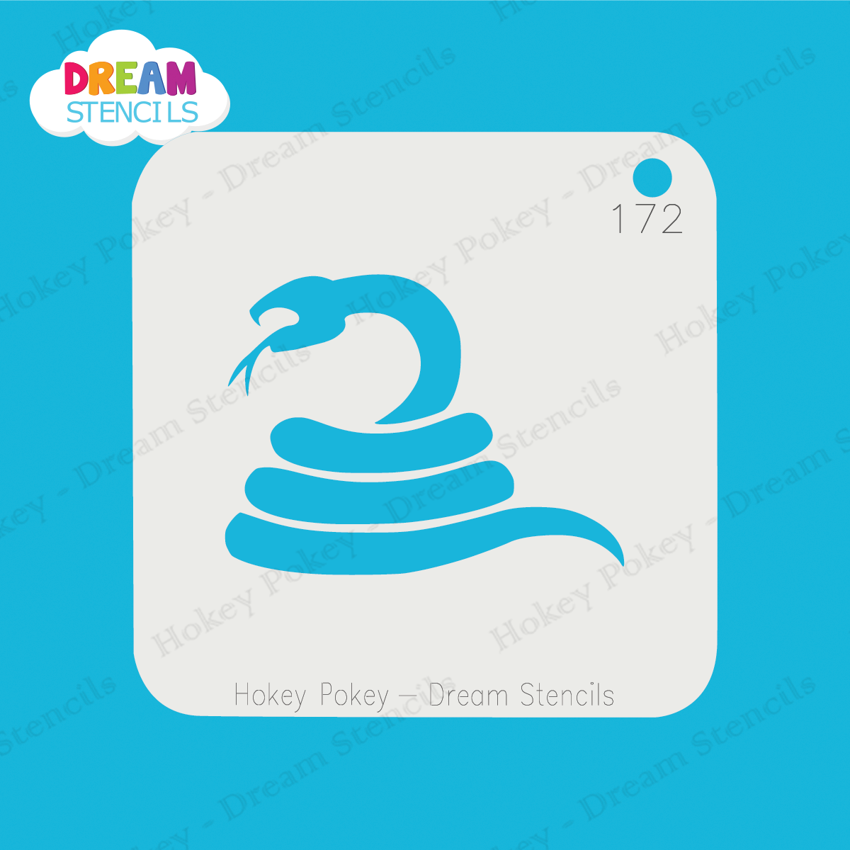 Picture of Hissing Snake - Mylar Stencil - 172