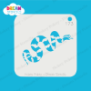 Picture of Striped Snake - Mylar Stencil - 173