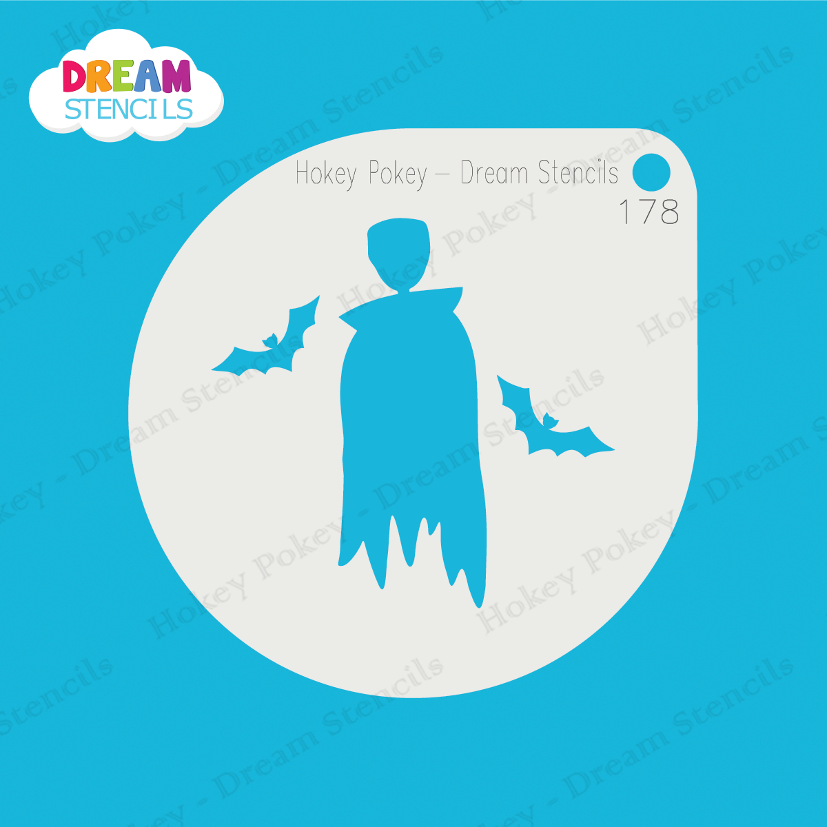 Picture of Flying Dracula - Mylar Stencil - 178