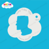 Picture of Frankenstein Face - Mylar Stencil - 180