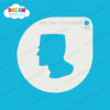 Picture of Frankenstein Face - Mylar Stencil - 180