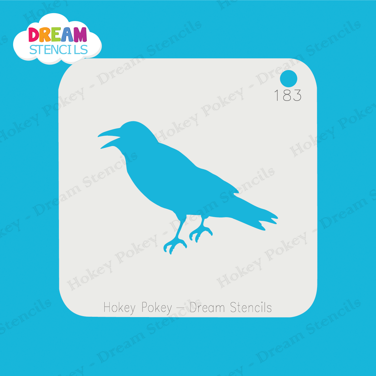 Picture of Crow - Mylar Stencil -183