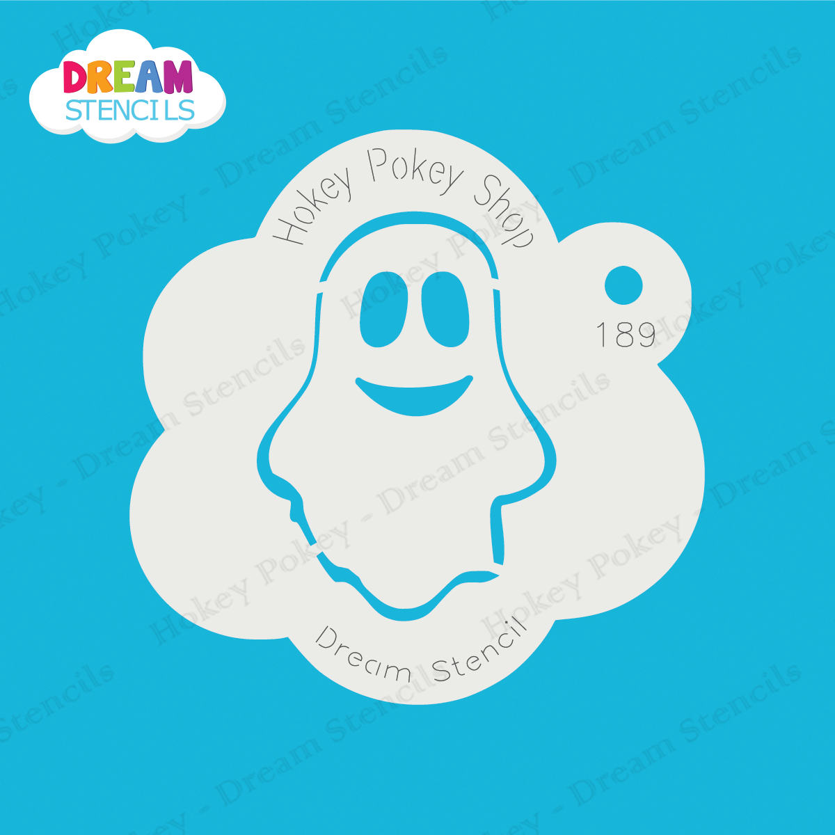 Picture of Friendly Ghost - Mylar Stencil - 189