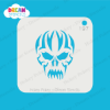 Picture of Tribal Evil Skull - Mylar Stencil - 197