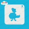 Picture of Turkey with a Hat - Mylar Stencil - 200