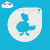 Picture of Turkey with a Hat - Mylar Stencil - 200