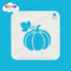 Picture of Pumpkin with Leaf - Mylar Stencil - 202