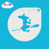 Picture of Flying Witch - Mylar Stencil - 211