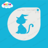 Picture of Wicked Cat - Mylar Stencil - 215