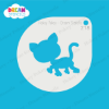 Picture of Cartoon Cat - Mylar Stencil - 218