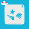 Picture of Sea Shells - Mylar Stencil - 228